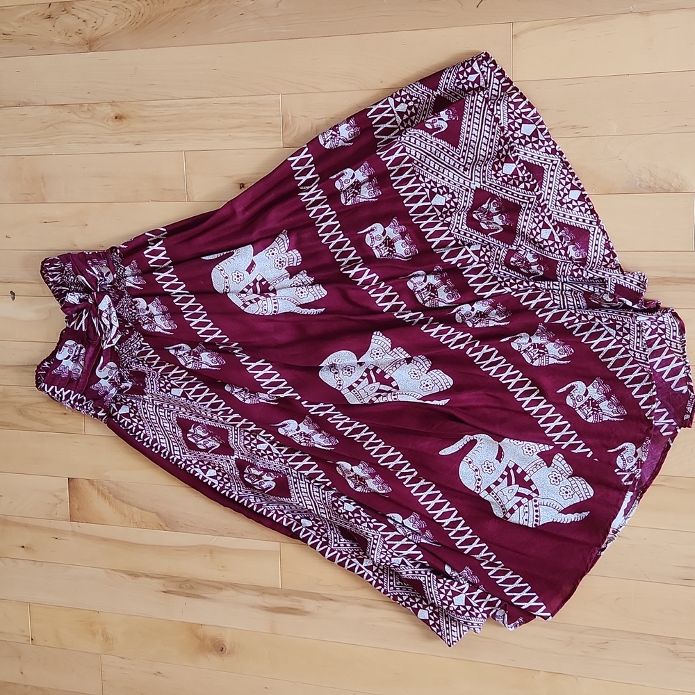 Flowy Elephant Skirt